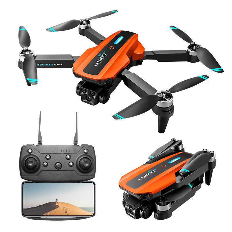 Lu900 Mini Drone 4k Drone de câmera dupla com 5g Wifi Fpv Abs Jogos de controle remoto 100m Distância de transmissão de imagem Sim Giroscópio