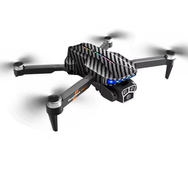 12 minutos Tempo de Voo Controle manual Fibra de carbono Drone preto com retenção de altitude de fluxo óptico e 4k 360 graus Rolling Stunt