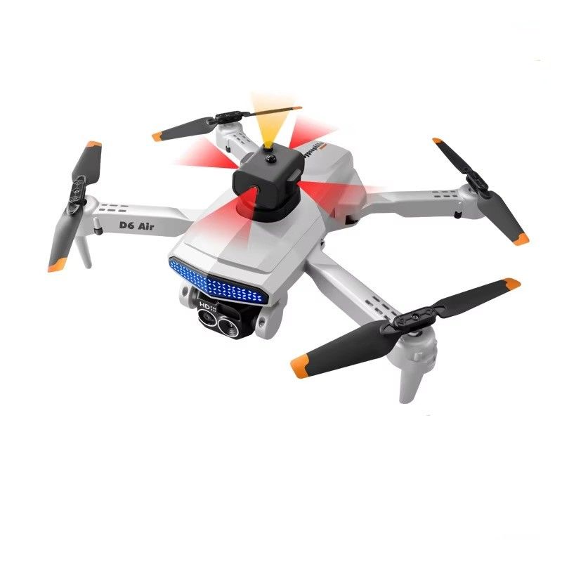 D6 Air Mini Drone Profissional 4k HD Quadcopter de câmera com Evitar Obstáculos de Design dobrável e controle remoto