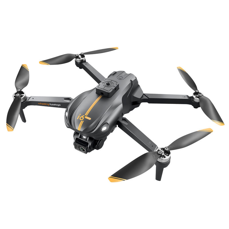 I6 Max Evitação de Obstáculos Noturno 4k Dual Camera Aerial Fpv Drone Brushless Motor Resistente ao Vento Fluxo Óptico Rc Quadcopter