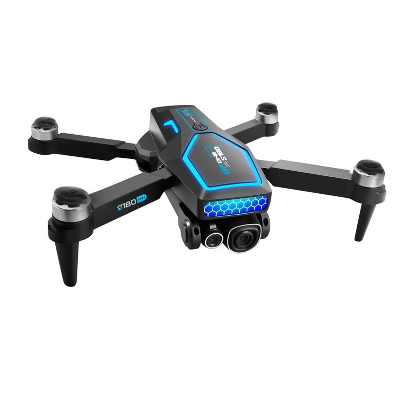 Nível de habilidade de operador iniciante 2024 S180 Drone Headless Mode com posicionamento óptico do fluxo e modulação elétrica
