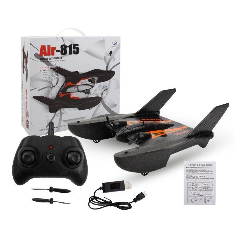Material Fx815 Fx-815 Rc Avião de controle remoto Avião pronto para voar 2,4 GHz 2 canais Epp Foam Modelo de avião para crianças adulto