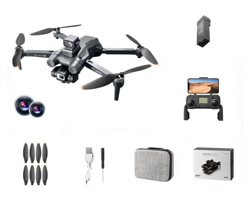 I8 Max 360 Laser Obstáculo Evitação Automático Homing Controle Remoto Negro Motor sem escova Rc Drone Com 4k HD câmera
